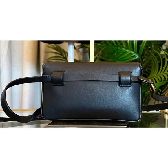 Authentic Tory Burch Black Miller Belt Bag - Picture 4 of 12